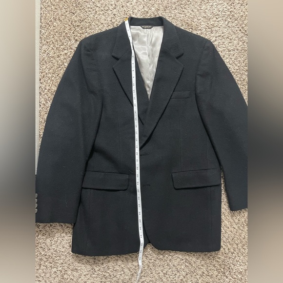 Barrister expressly for Walkers 100% cashmere black men’s blazer - Picture 10 of 15